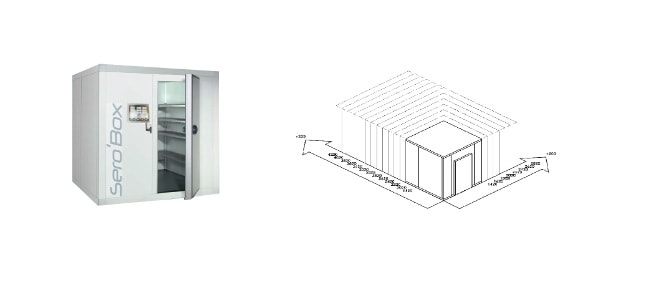 Chambre froide sur mesure - Sero'Box - SB CF xpro