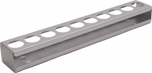 Portoir 10 tubes inox